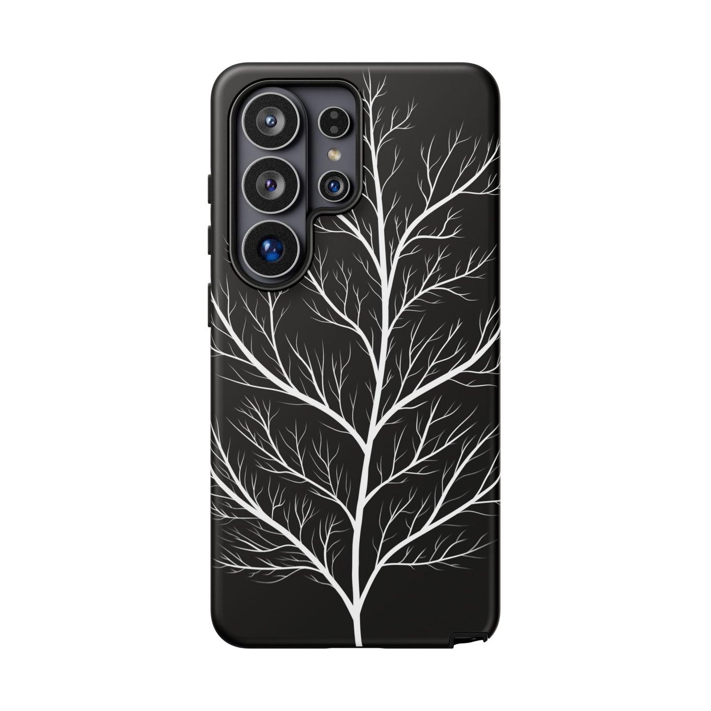 White Tree Silhouette Tough Phone Case