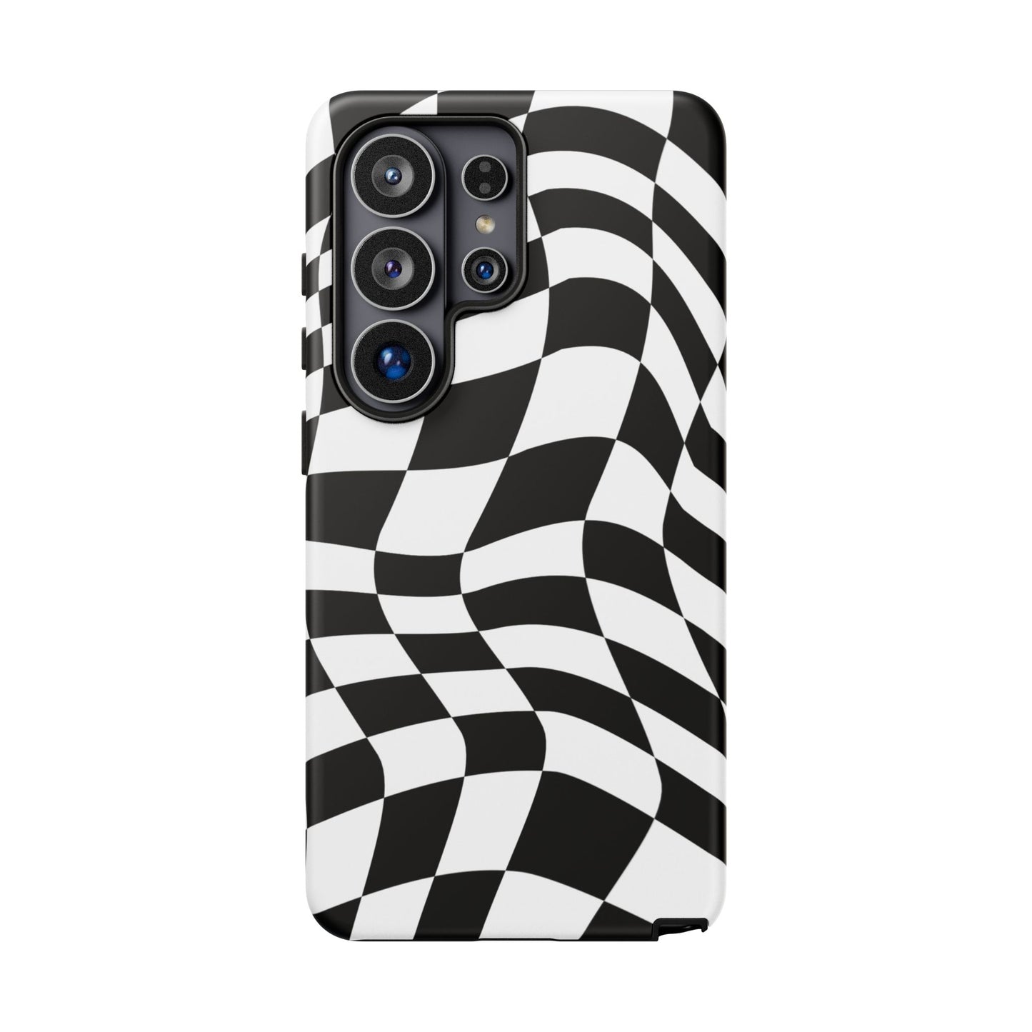 Warped Checker Tough Phone Case