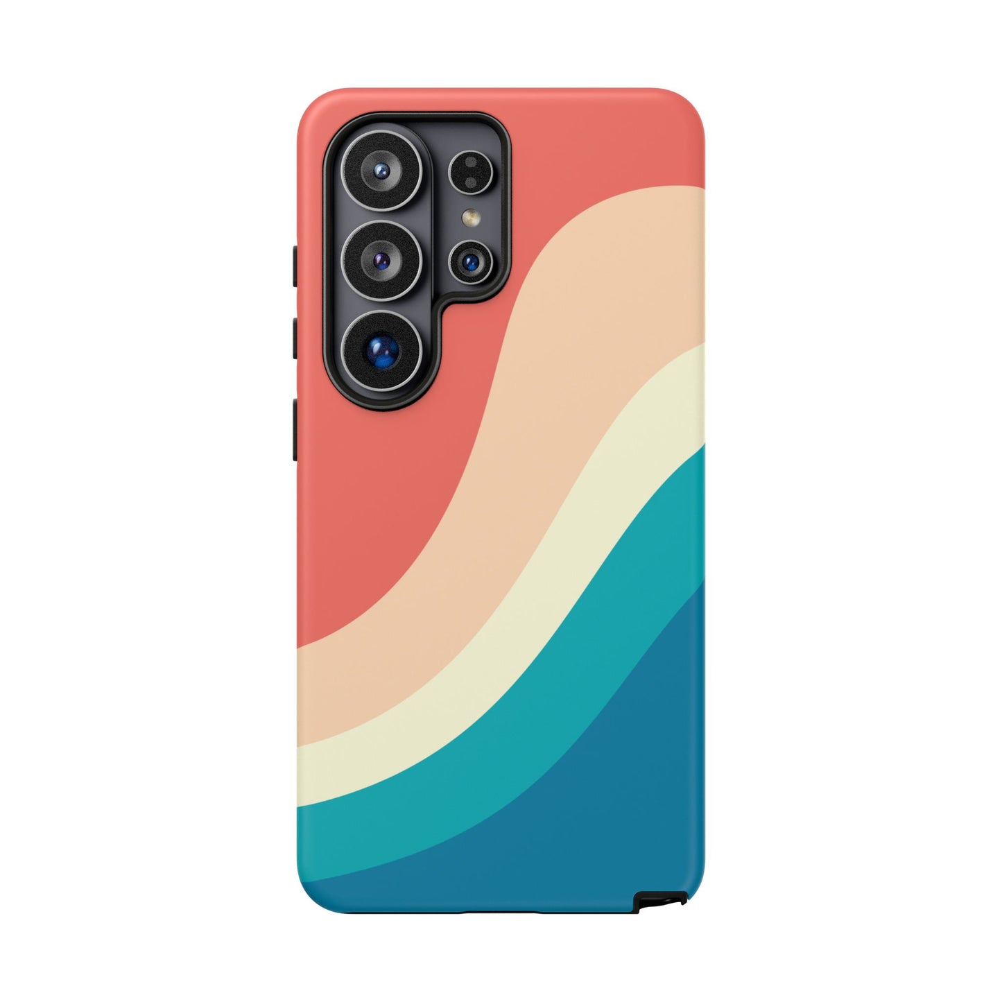 Retro Sunset Wave Tough Phone Case