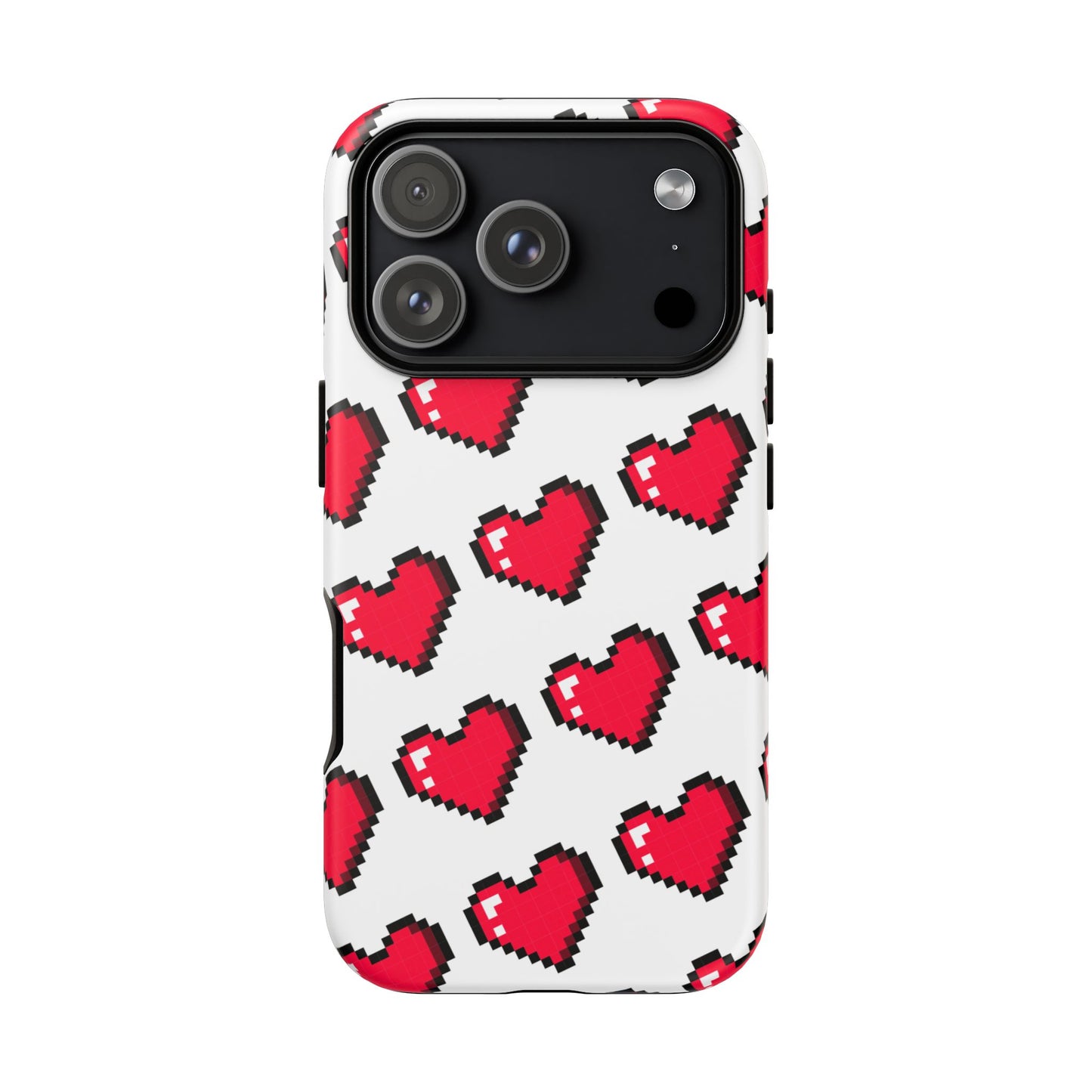 Pixel Heart Tough Phone Case