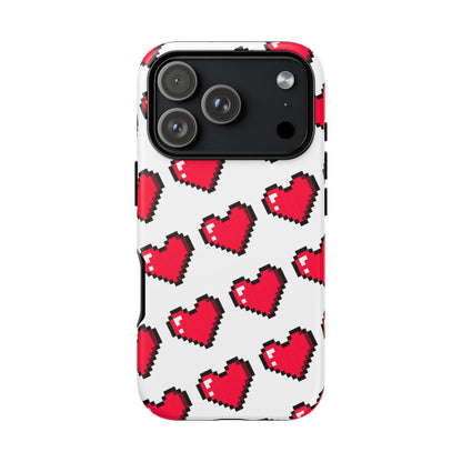 Pixel Heart Tough Phone Case