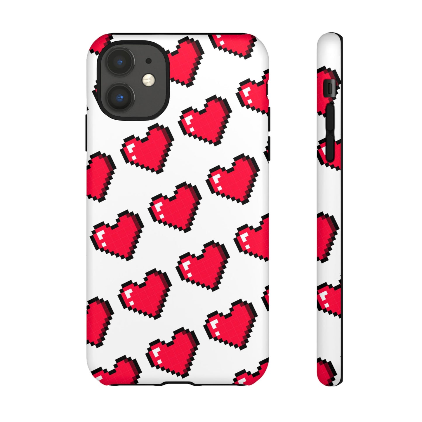 Pixel Heart Tough Phone Case