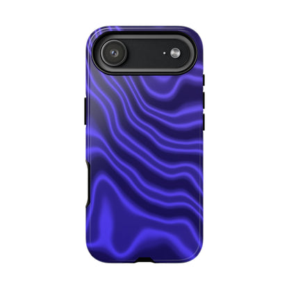 Neon Purple Flow Tough Phone Case