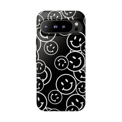 Happy Face Pattern Tough Phone Case