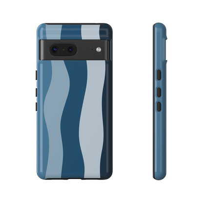 Blue Tide Wave Tough Phone Case
