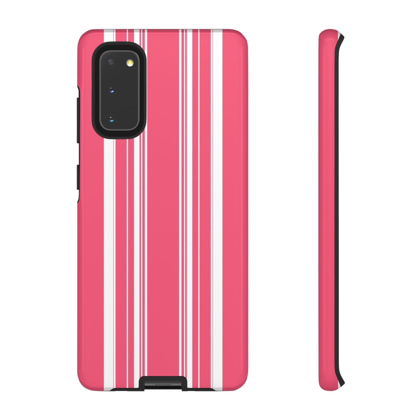 Pink Prep Stripe Tough Phone Case