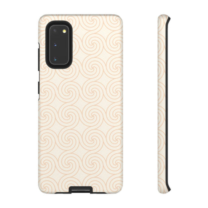Soft Sand Spiral Tough Phone Case