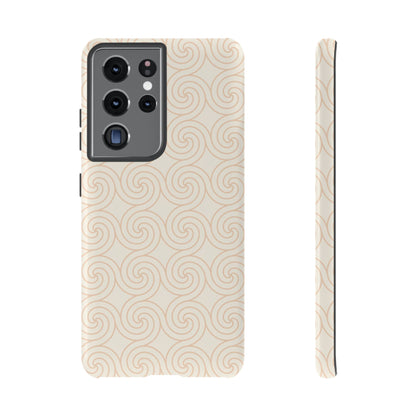 Soft Sand Spiral Tough Phone Case
