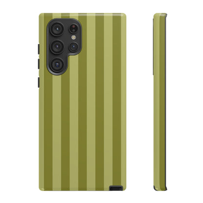 Olive Stripe Tough Phone Case