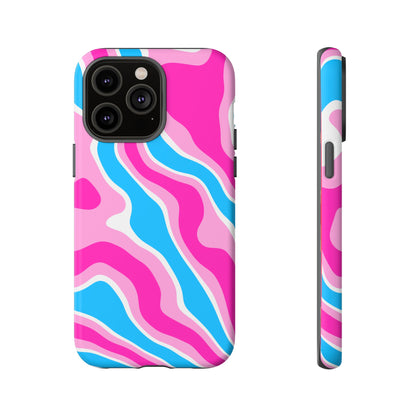 Candy Aqua Wave Tough Phone Case