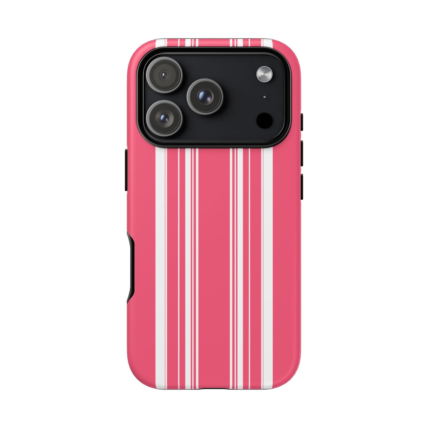 Pink Prep Stripe Tough Phone Case