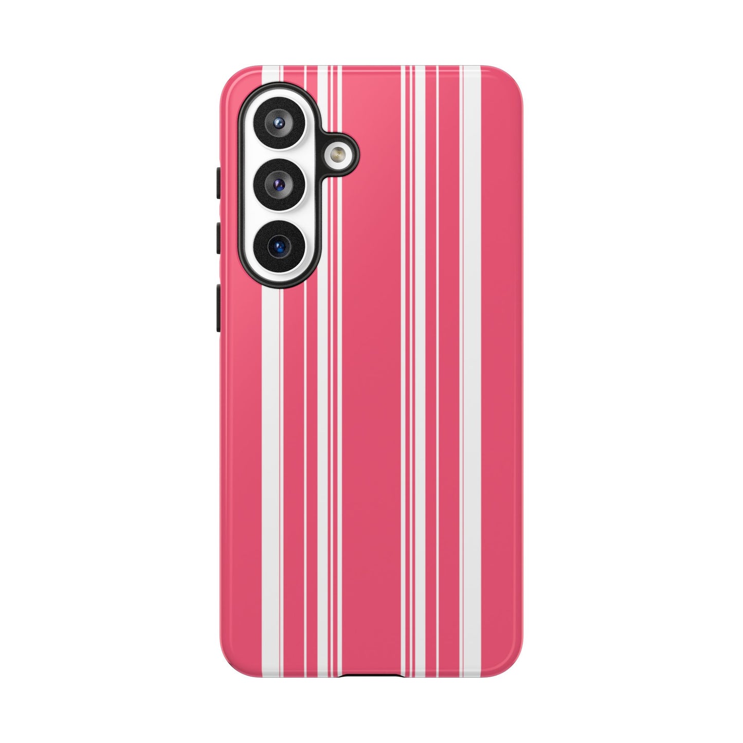 Pink Prep Stripe Tough Phone Case