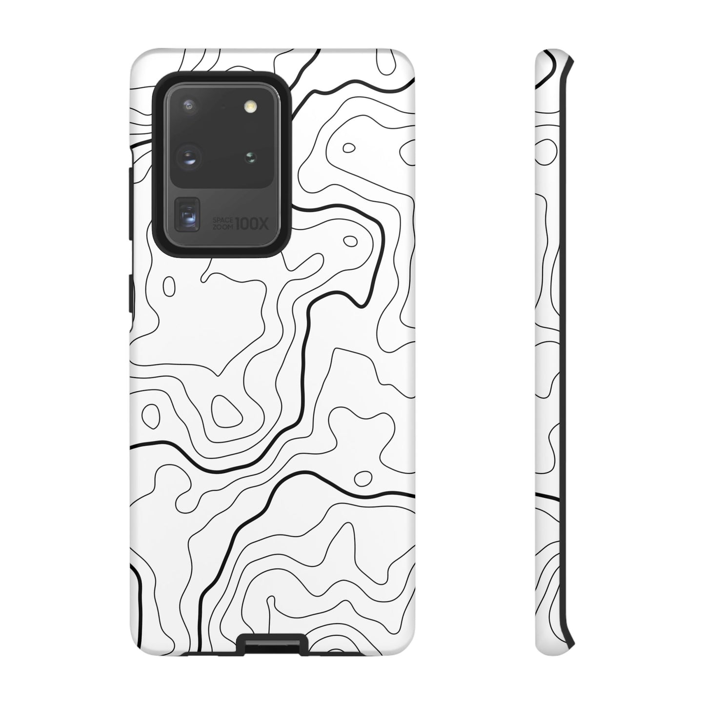 Minimal Topographic Tough Phone Case