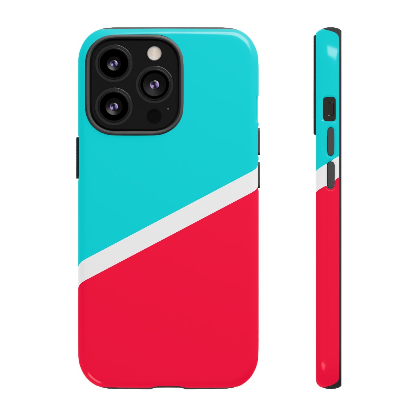 Aqua Pop Colorblock Tough Phone Case
