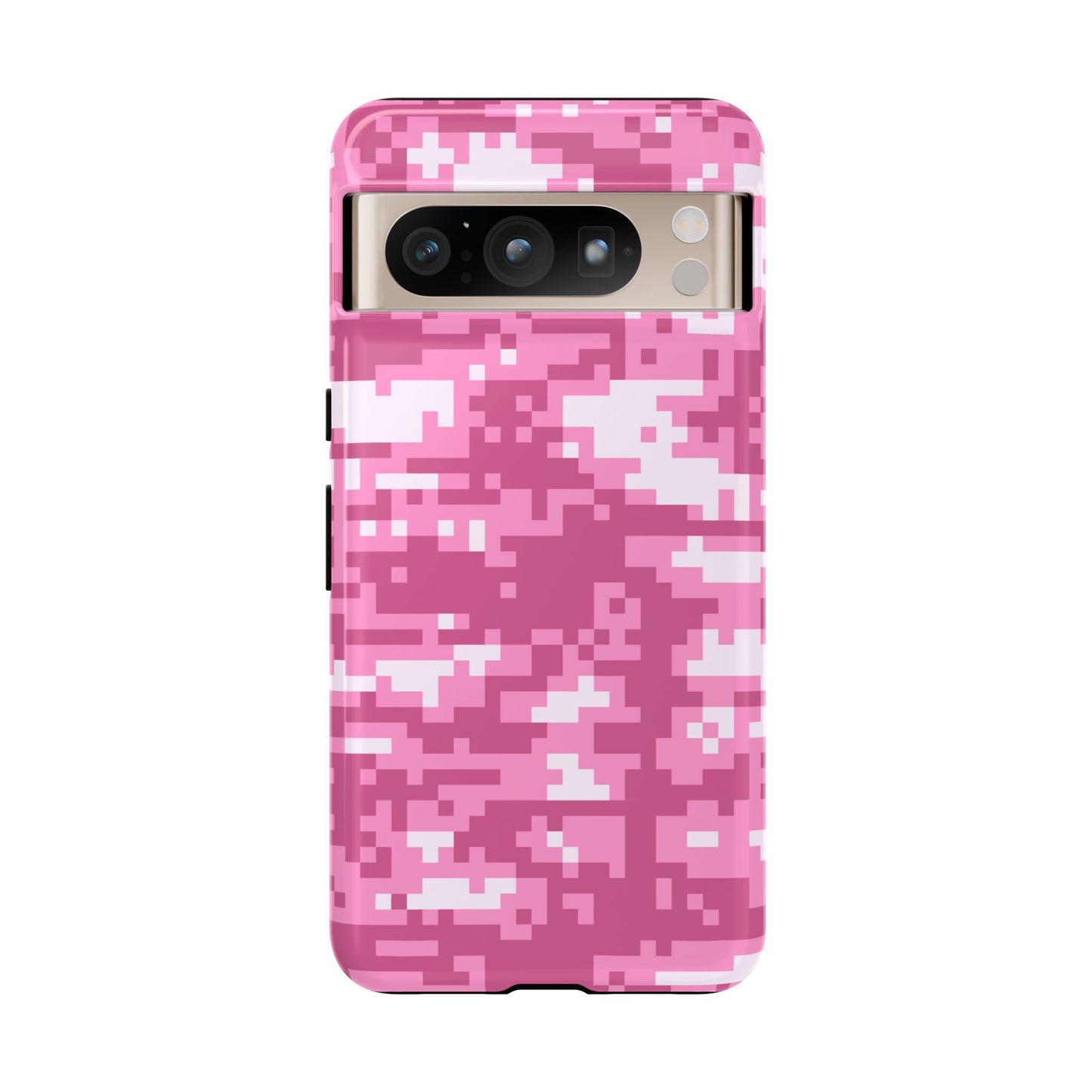 Pink pixel Camo Design Tough Phone Case