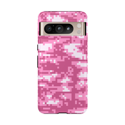 Pink pixel Camo Design Tough Phone Case