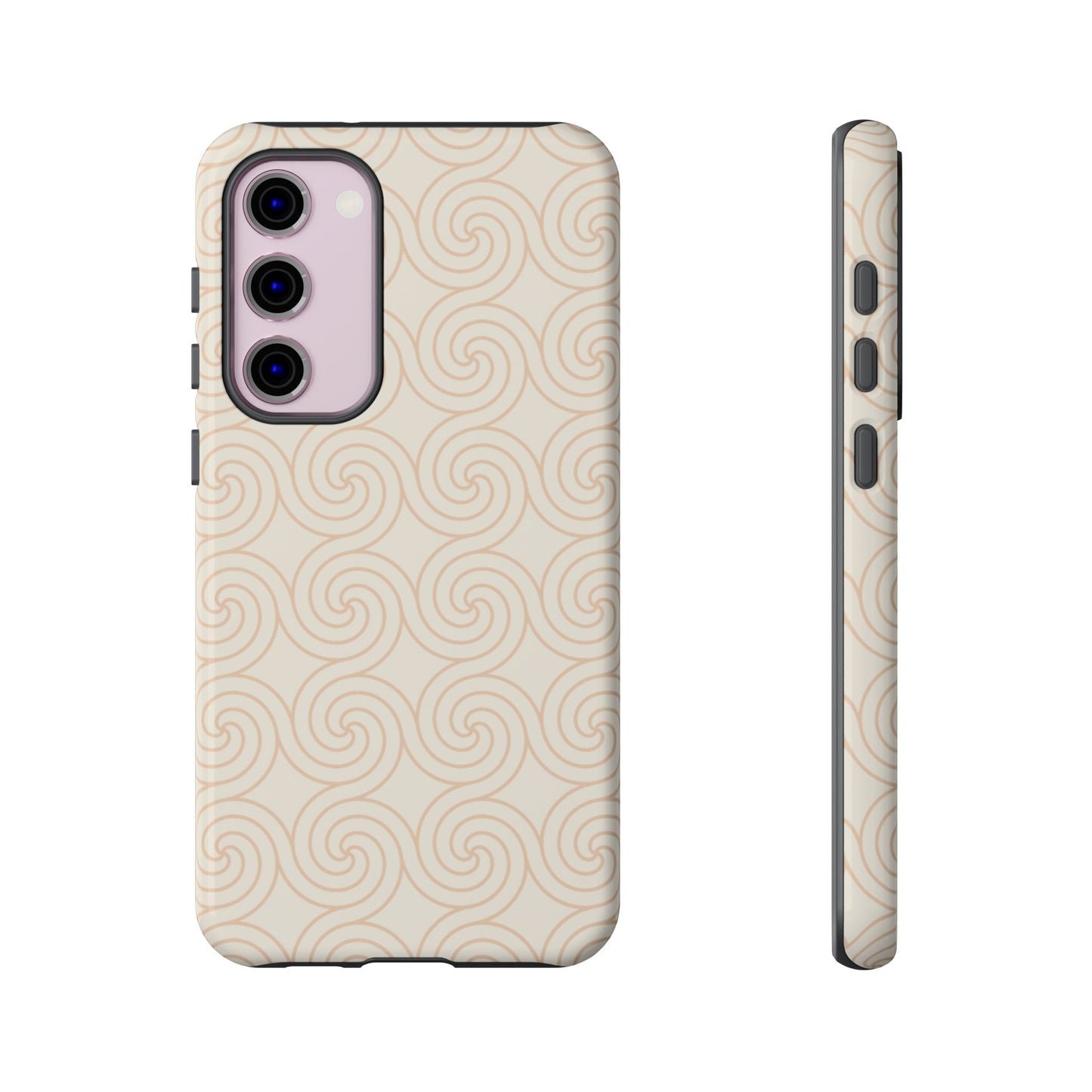 Soft Sand Spiral Tough Phone Case