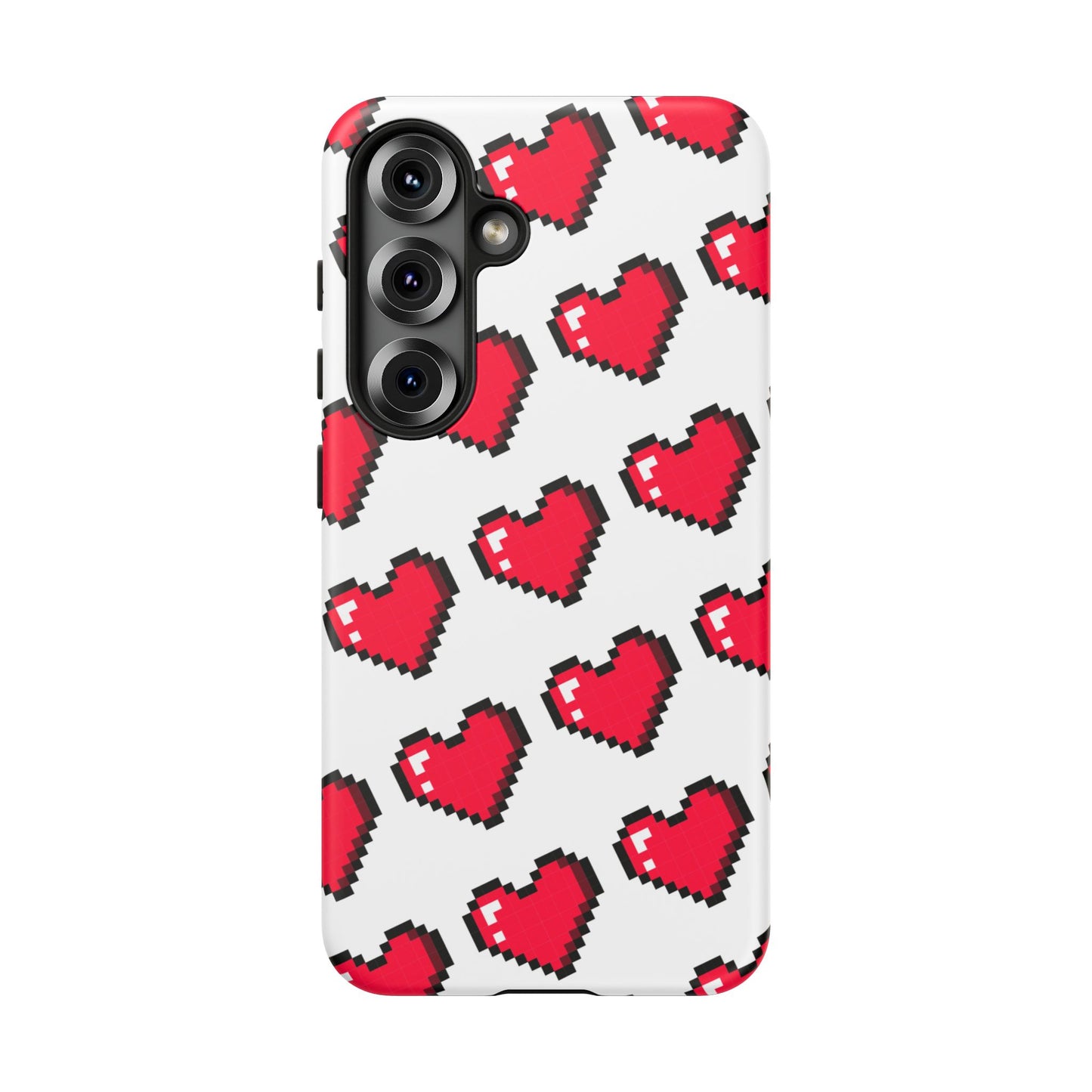 Pixel Heart Tough Phone Case
