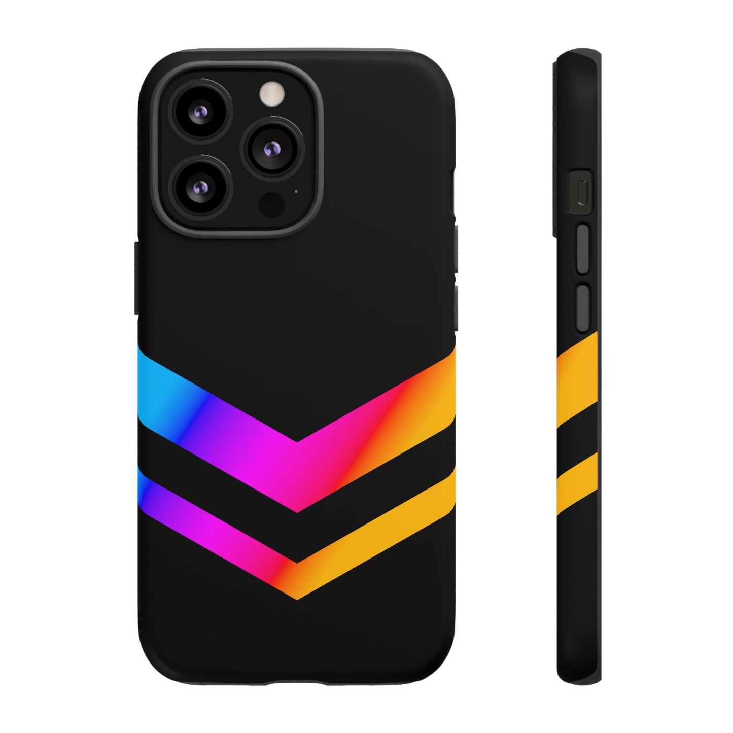 Neon V-Stripe Tough Phone Case