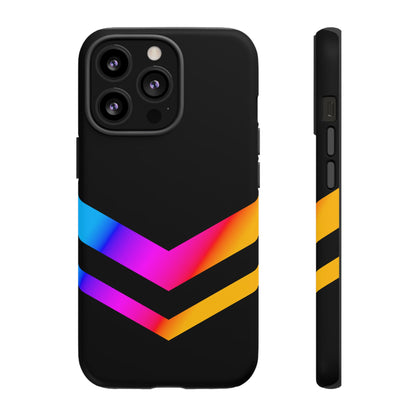 Neon V-Stripe Tough Phone Case