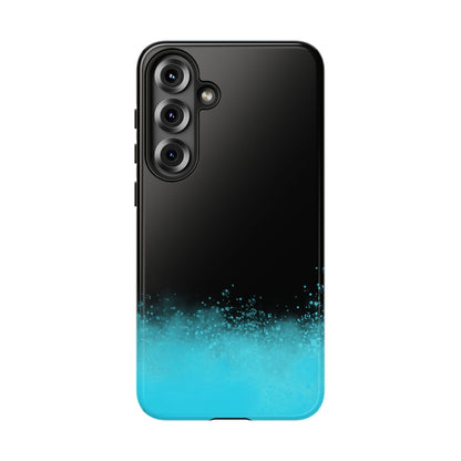 Black Aqua Splash Tough Phone Case