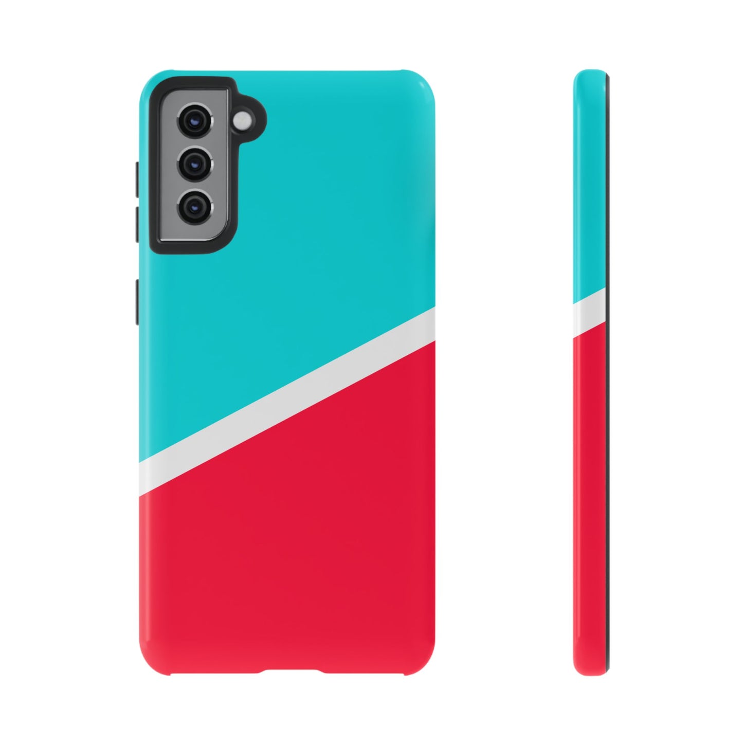 Aqua Pop Colorblock Tough Phone Case