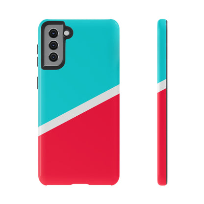 Aqua Pop Colorblock Tough Phone Case