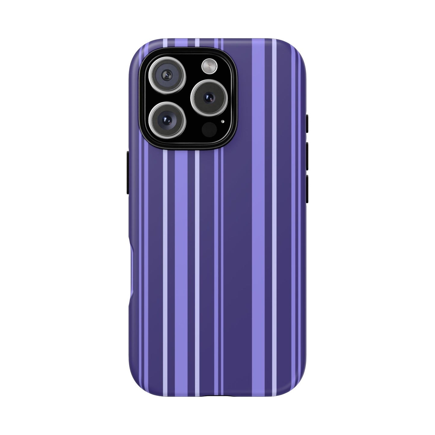 Berry Violet Stripe Tough Phone Case