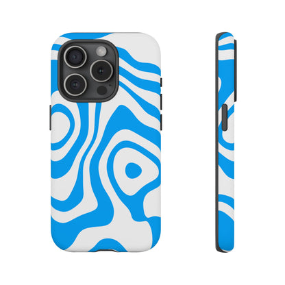 Blue Contour Tough Phone Case