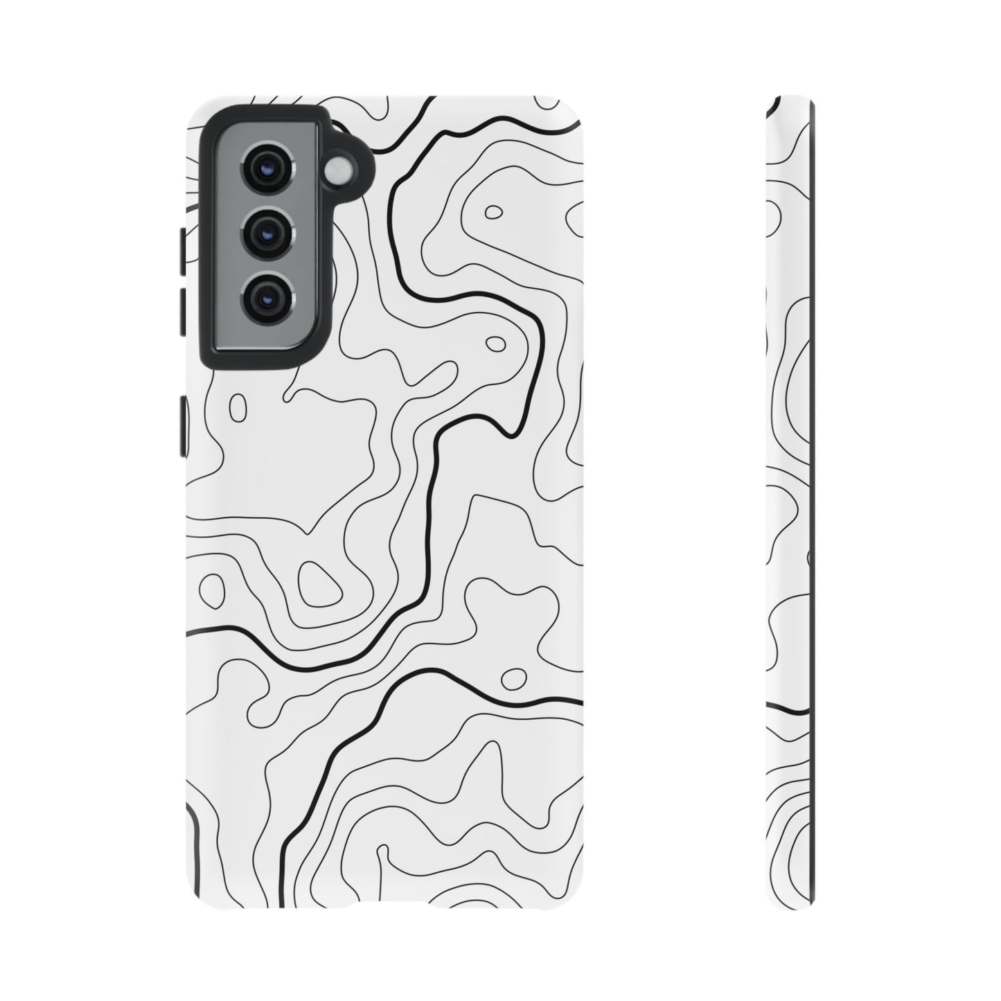 Minimal Topographic Tough Phone Case