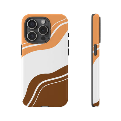 Caramel Cream Wave Tough Phone Case