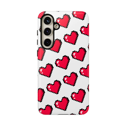 Pixel Heart Tough Phone Case