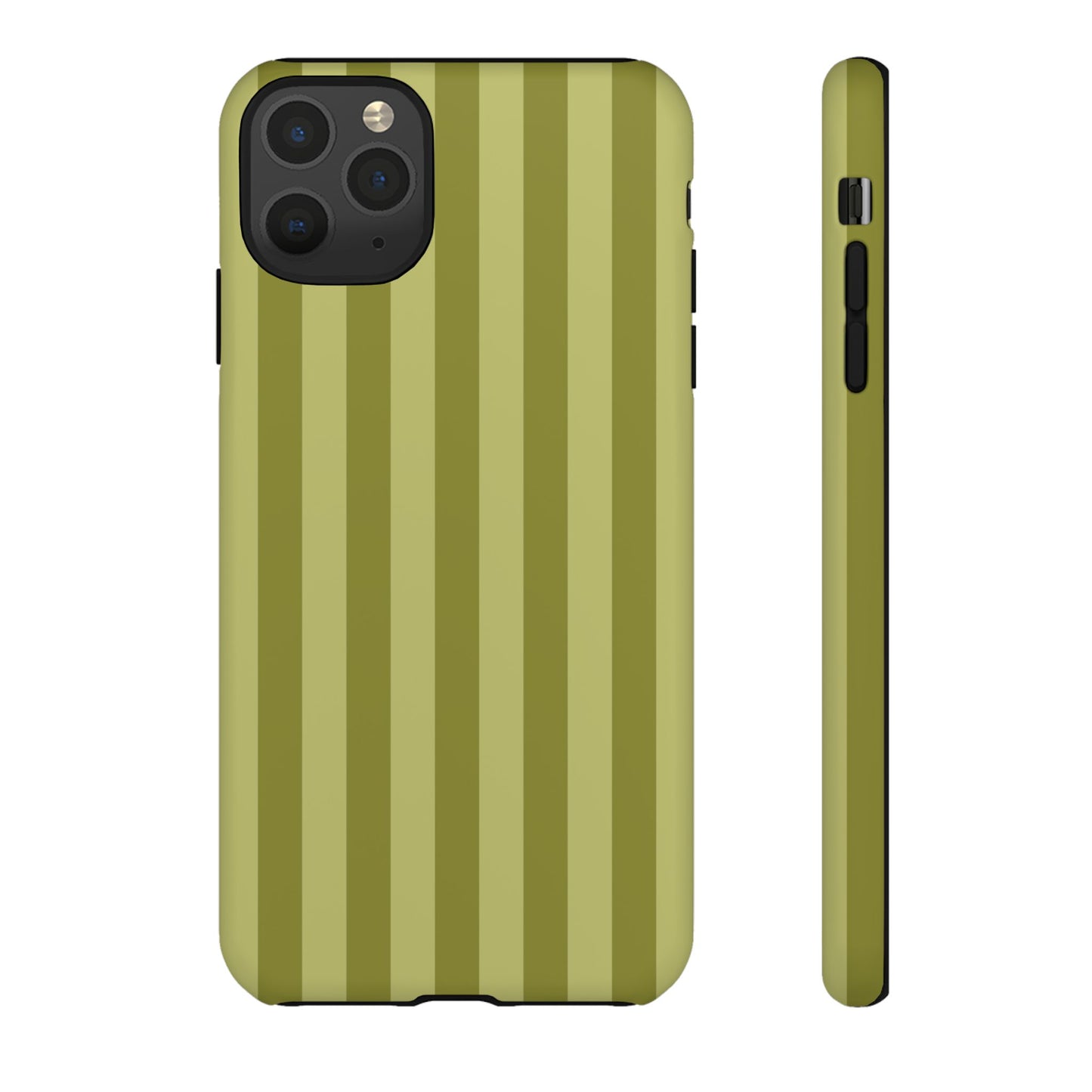Olive Stripe Tough Phone Case