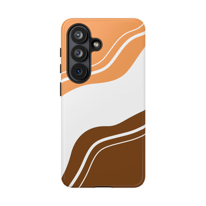 Caramel Cream Wave Tough Phone Case