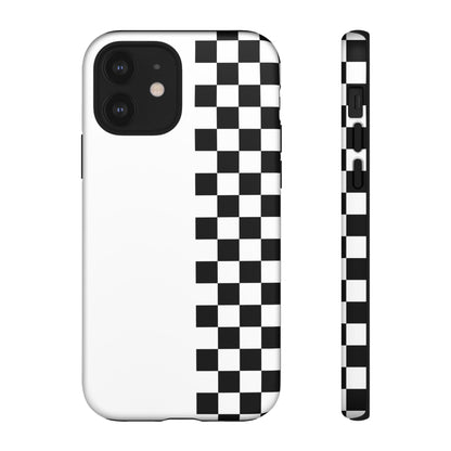 Checker Stripe Tough Phone Case