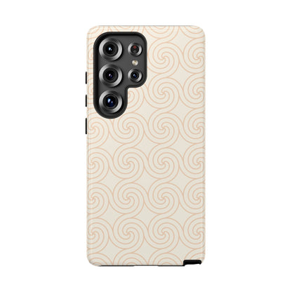 Soft Sand Spiral Tough Phone Case