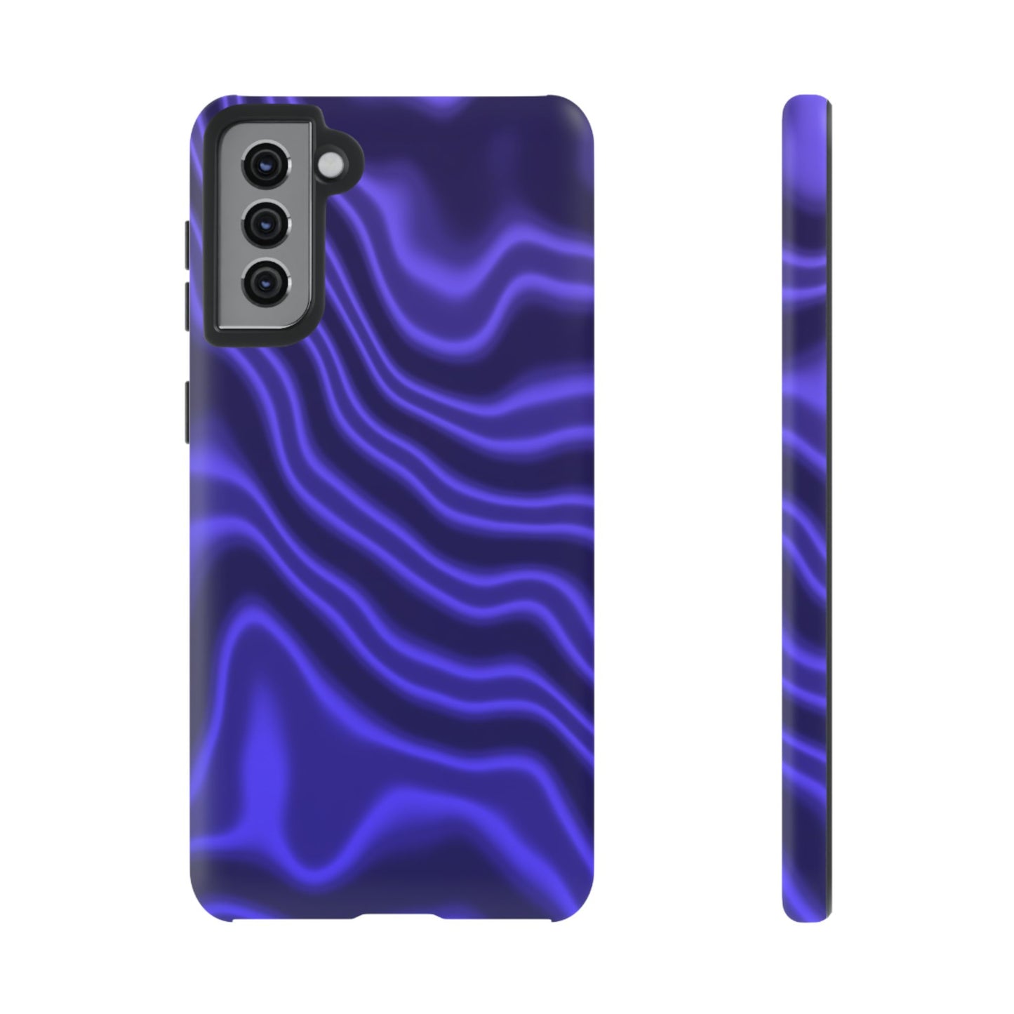 Neon Purple Flow Tough Phone Case