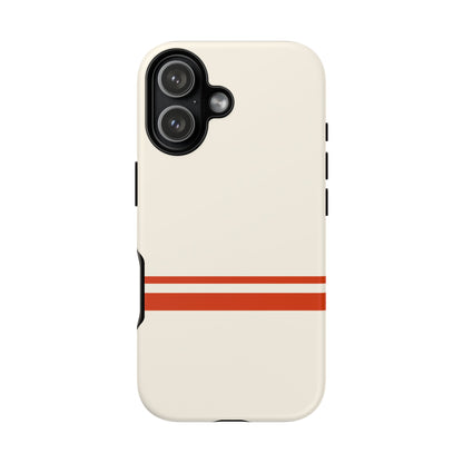 Vintage Sport Stripe Tough Phone Case