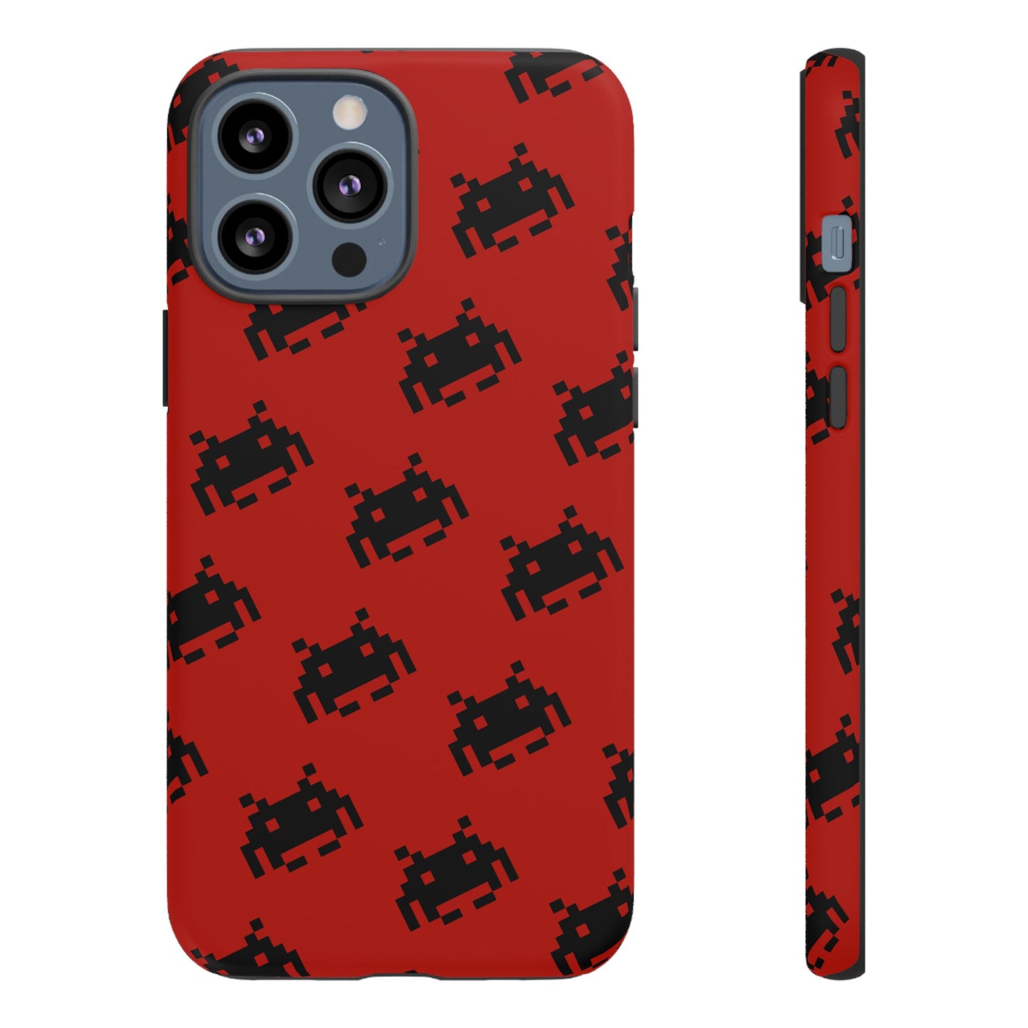 Red Pixel Alien Tough Phone Case