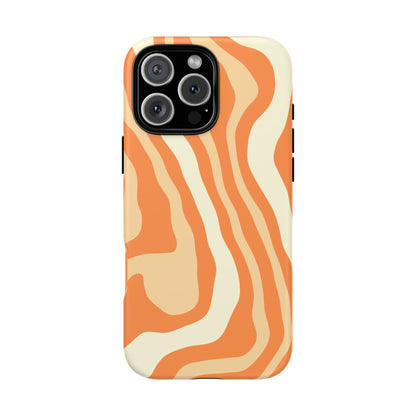 Peach Cream Swirl Tough Phone Case