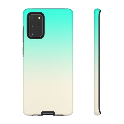 Aqua Cream Gradient Tough Phone Case