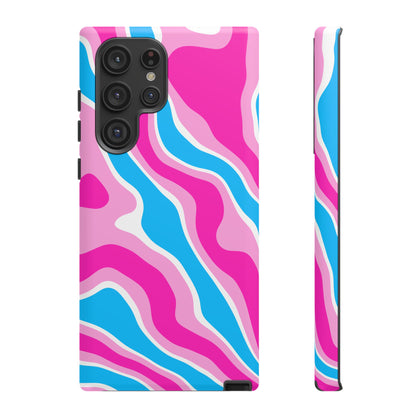 Candy Aqua Wave Tough Phone Case