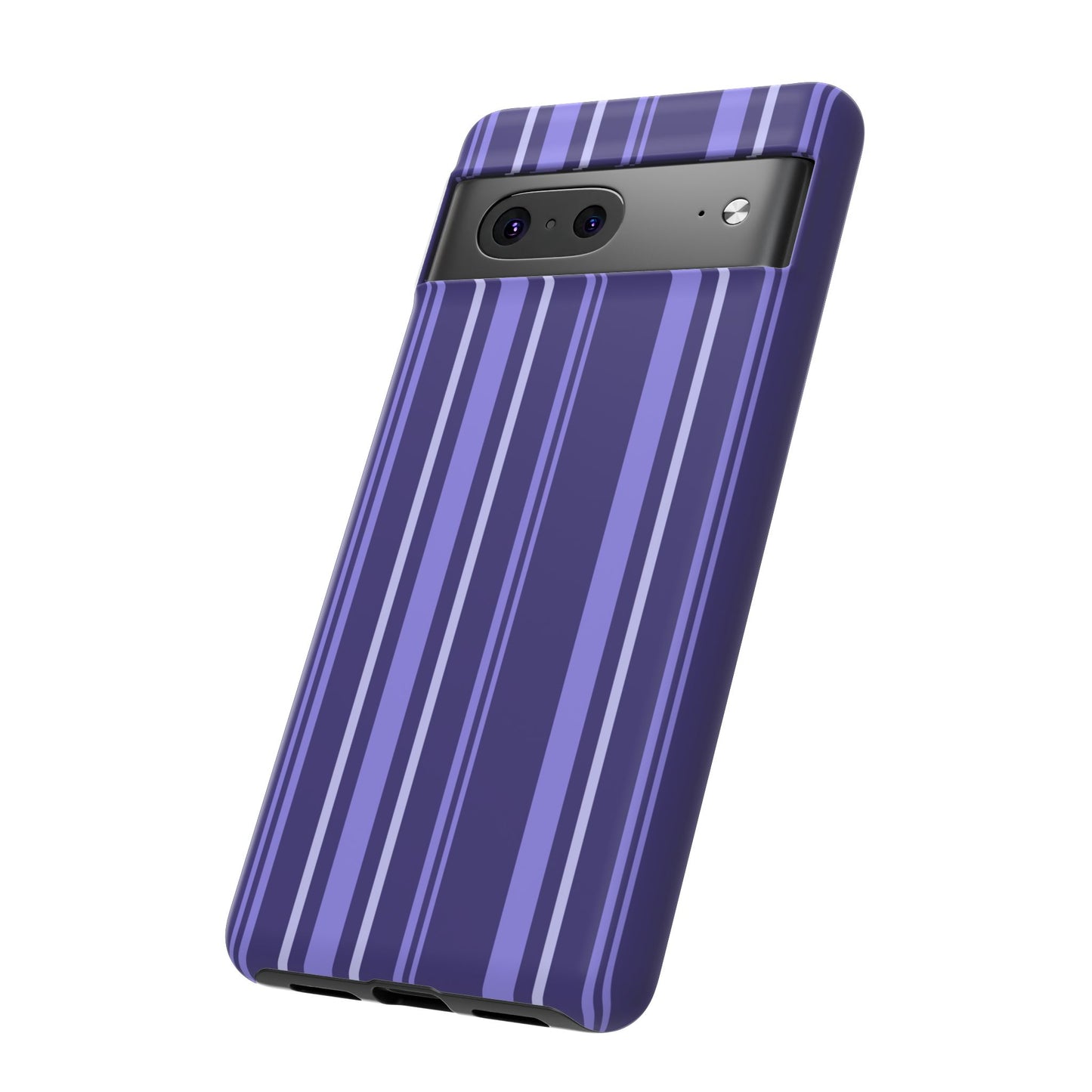 Berry Violet Stripe Tough Phone Case