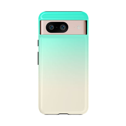 Aqua Cream Gradient Tough Phone Case