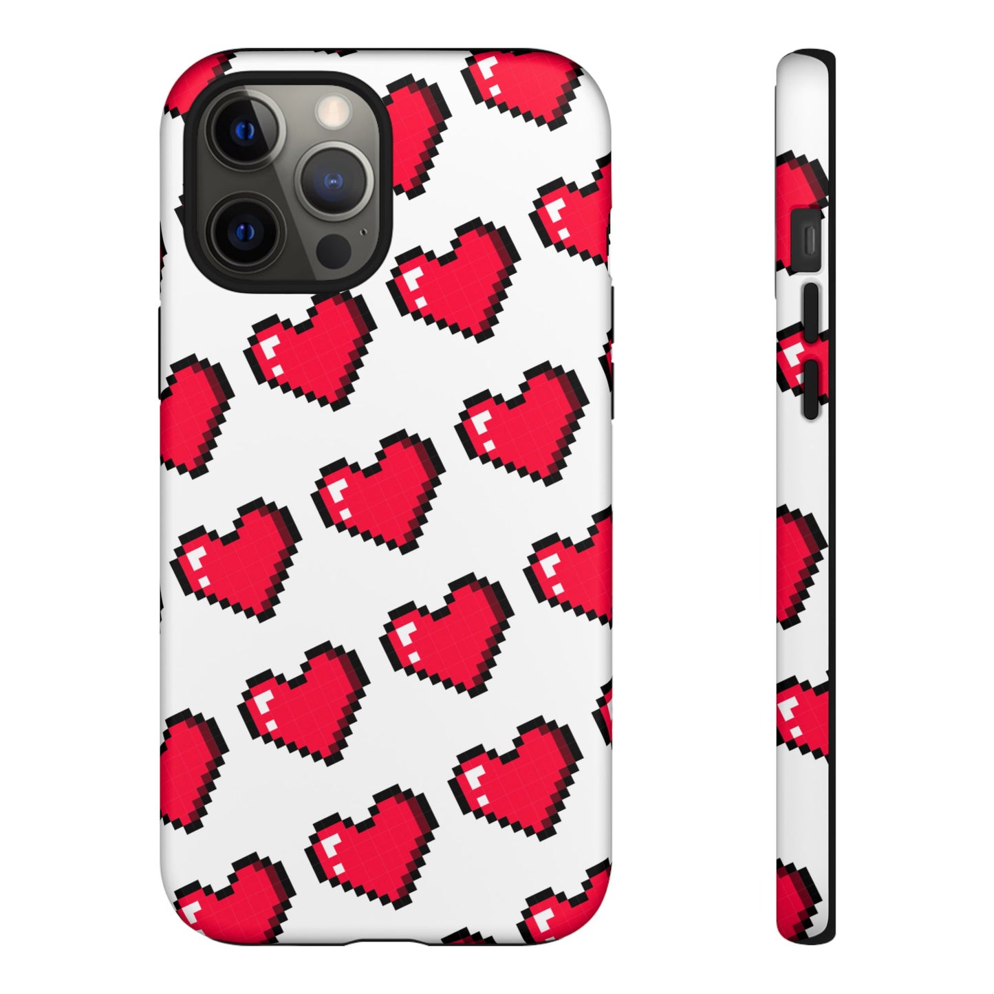 Pixel Heart Tough Phone Case