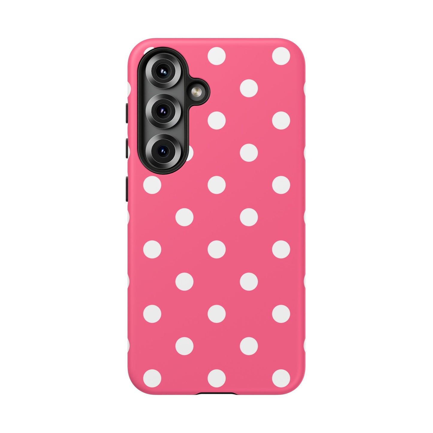 Bubblegum Pink Polka Dot Tough Phone Case