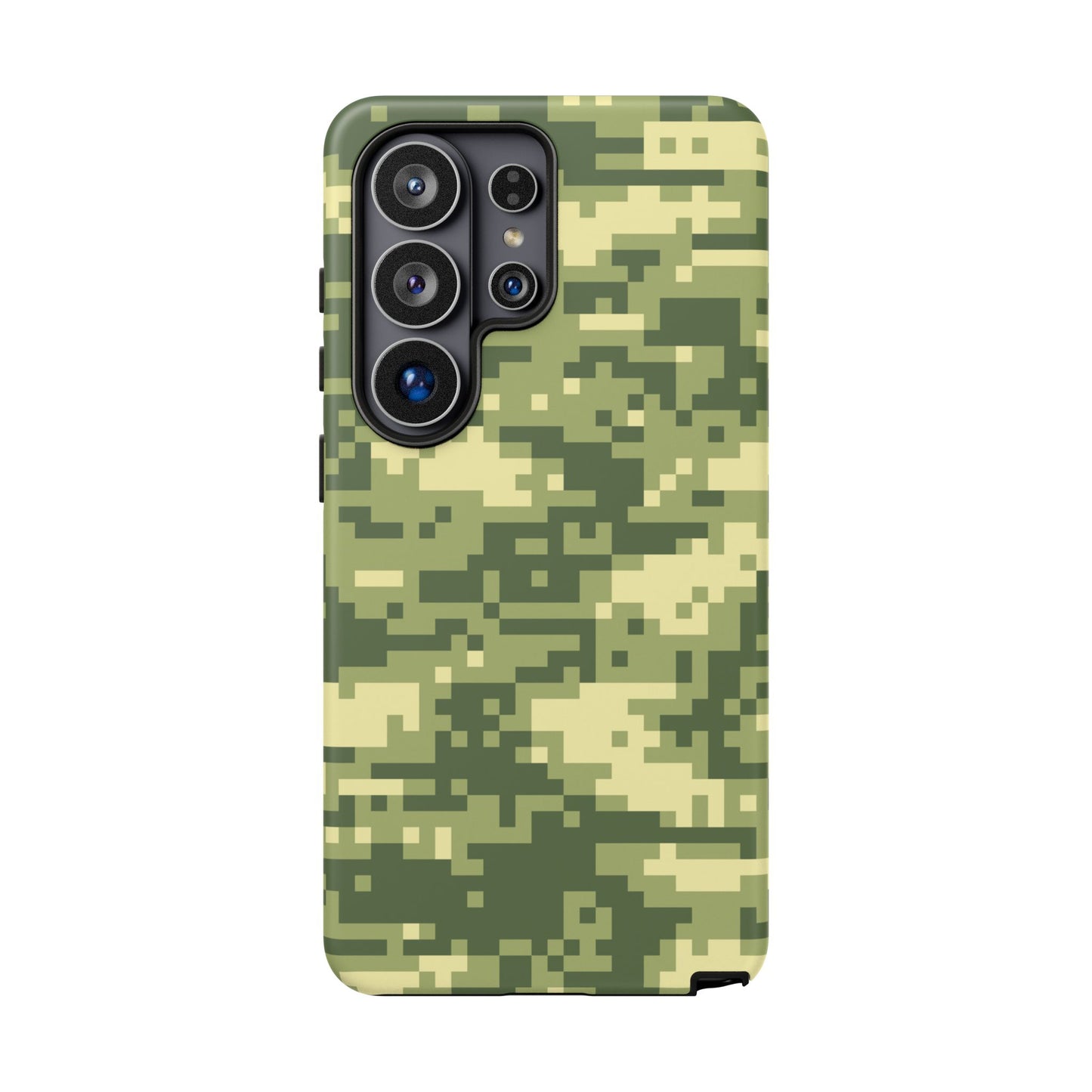 Olive Pixel Camo Tough Phone Case