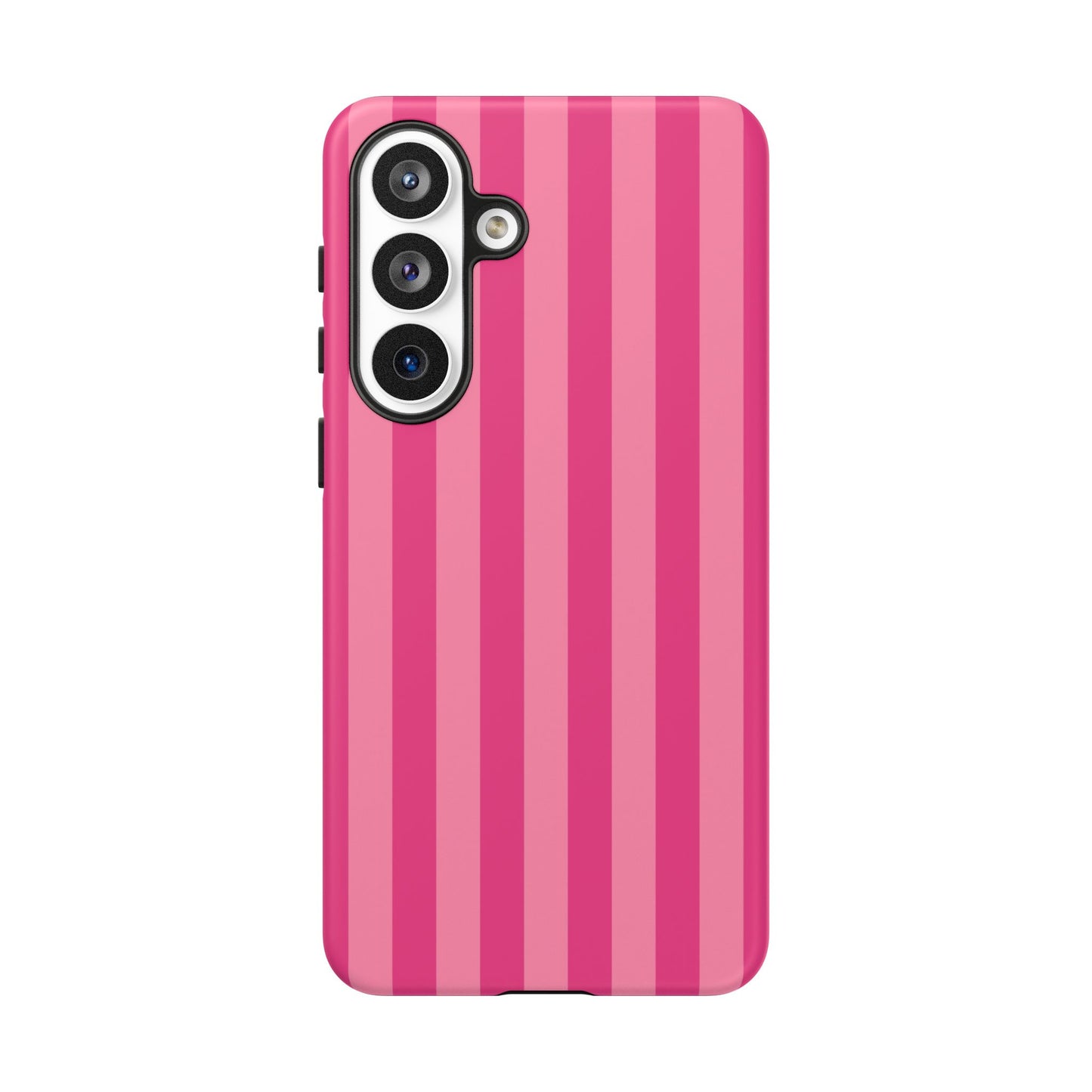 Pink Candy Stripe Tough Phone Case