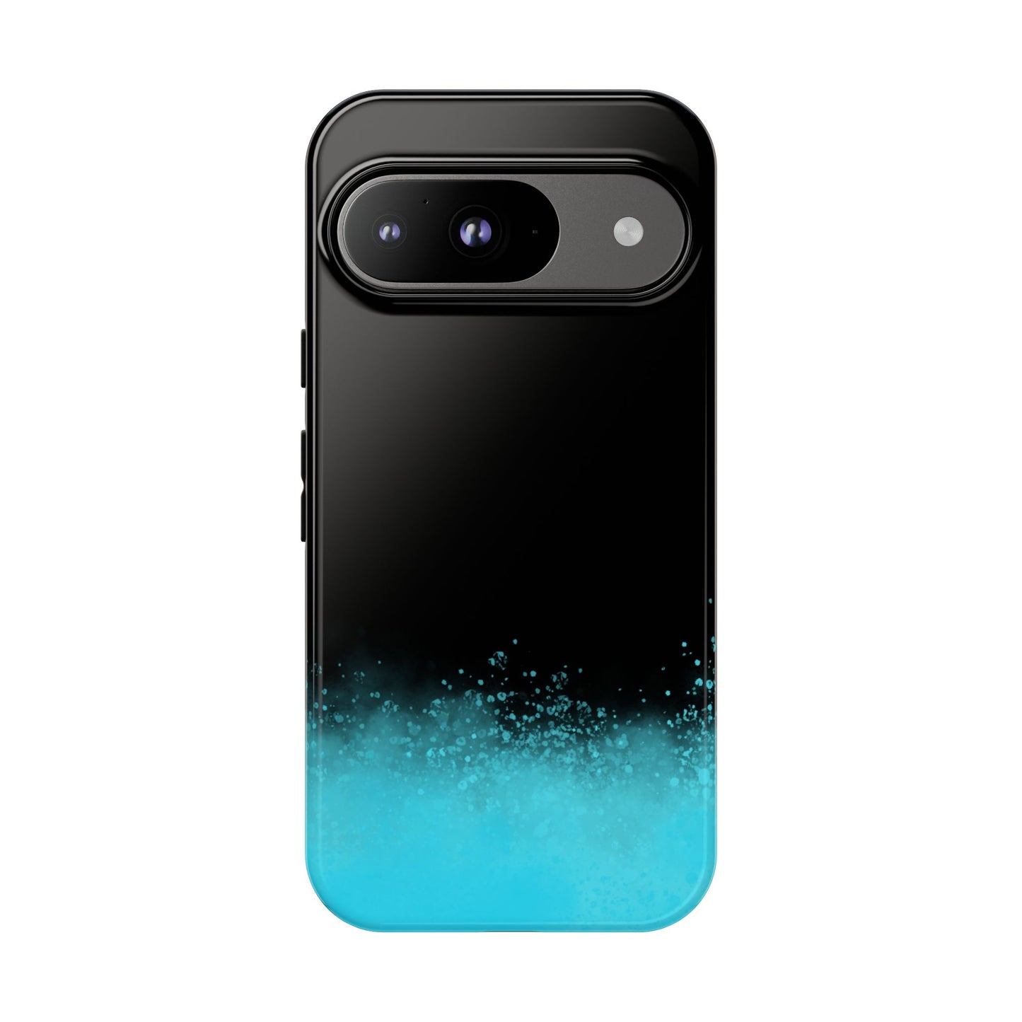 Black Aqua Splash Tough Phone Case