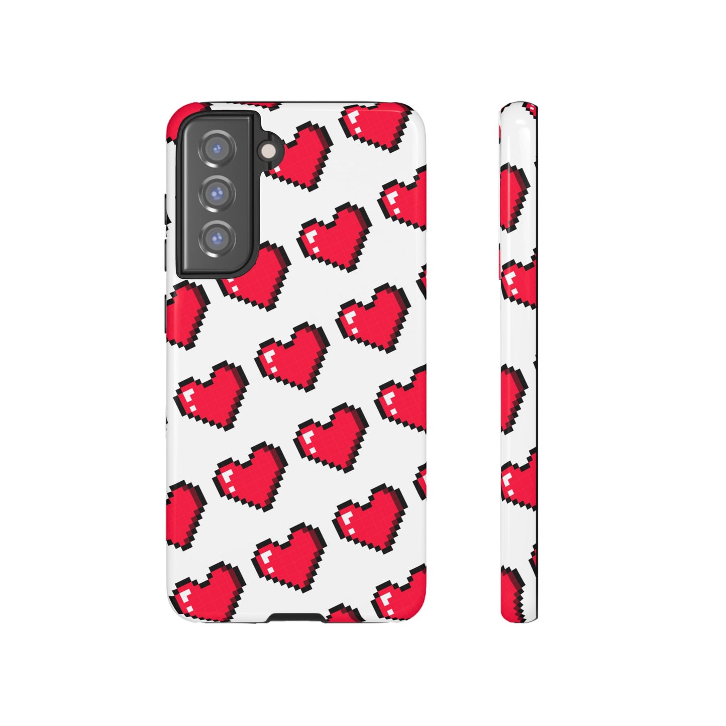 Pixel Heart Tough Phone Case
